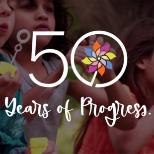 Prevent Child Abuse America 50 Years Logo